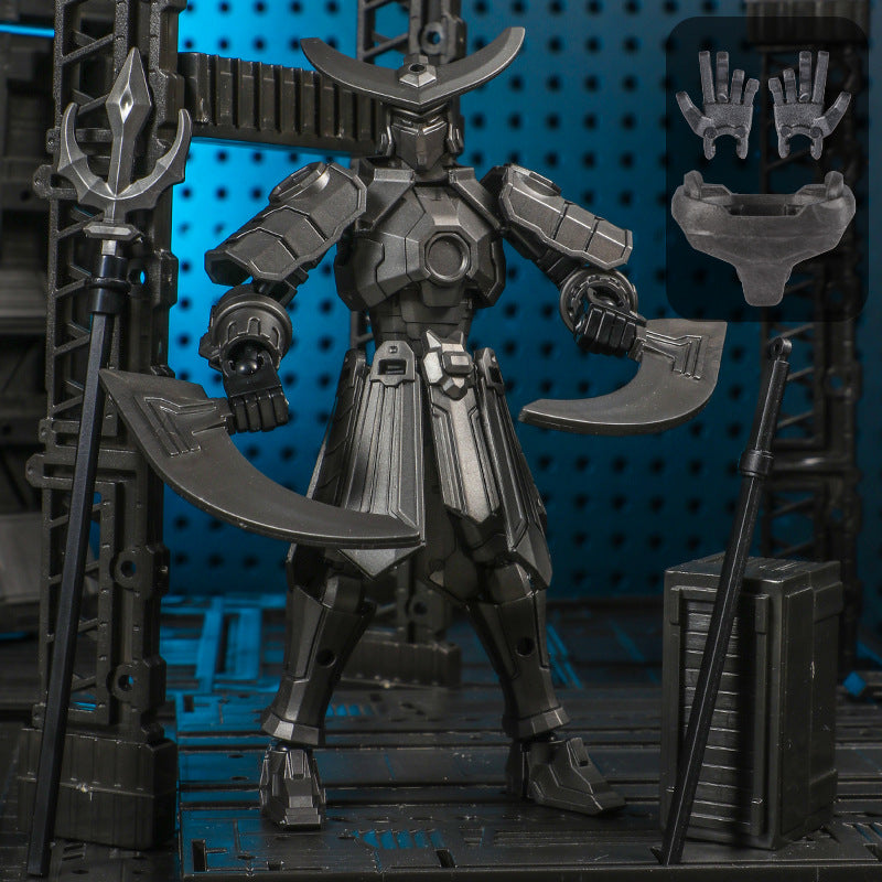 Mozi mecha lucky doll, robot deformation, 3D printed mannequin