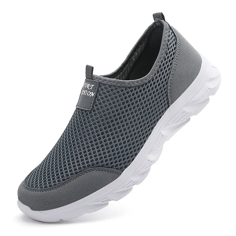 Men Running Shoes Summer Sneakers Mesh Breathable Lightweight Walking Casual Shoes