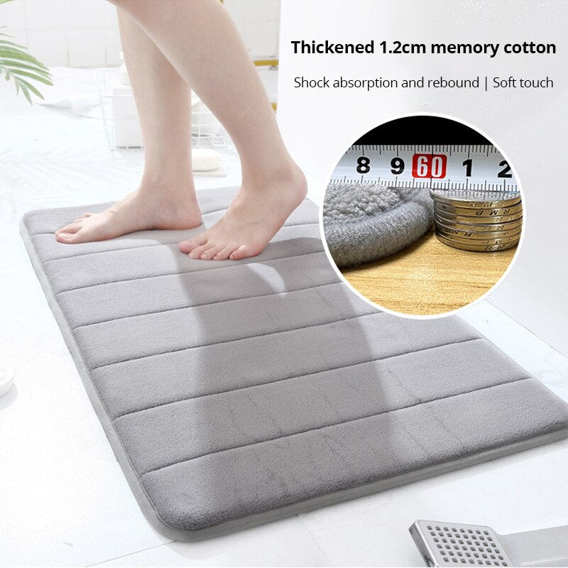 50*80cm Bathroom Anti-skid Mat, Quick Water Absorption