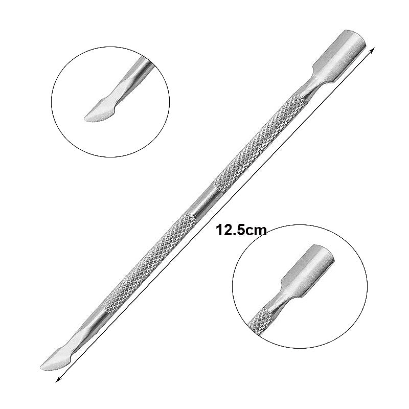Double-ended Stainless Steel Cuticle Pusher Dead Skin