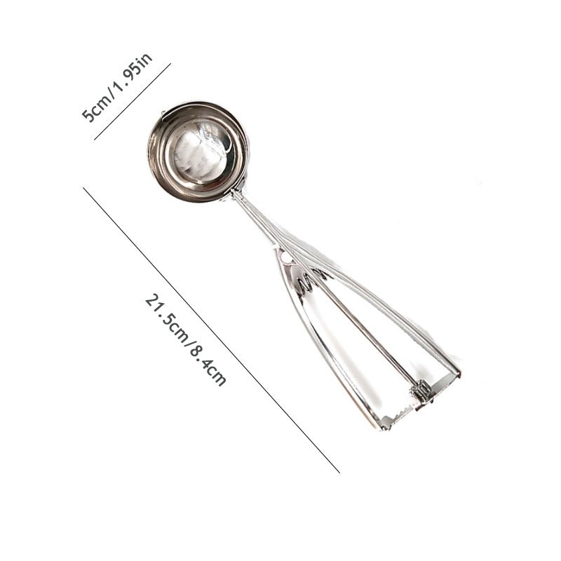 Ice Cream Scoop Stainless Steel Digger Non-Stick Spoon