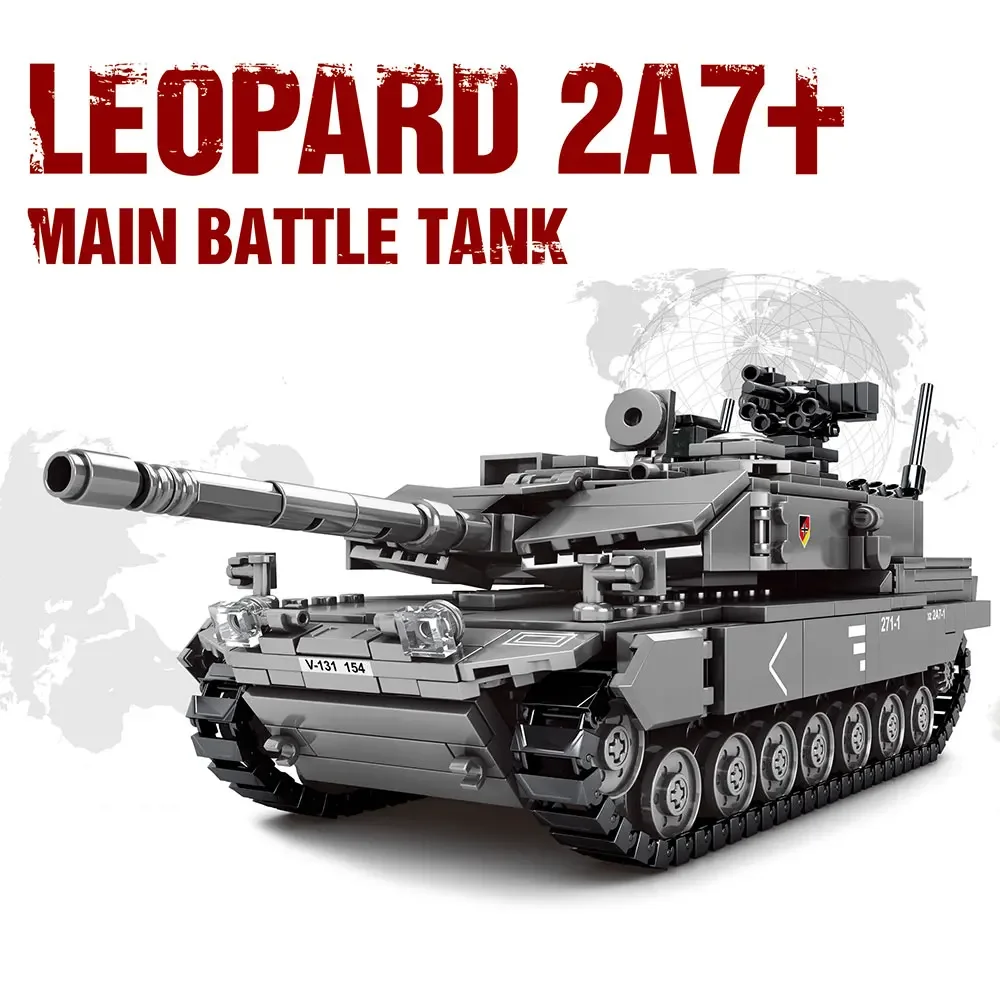 Military WW2 MBT Army Main Battle Tank Challenger Leopard