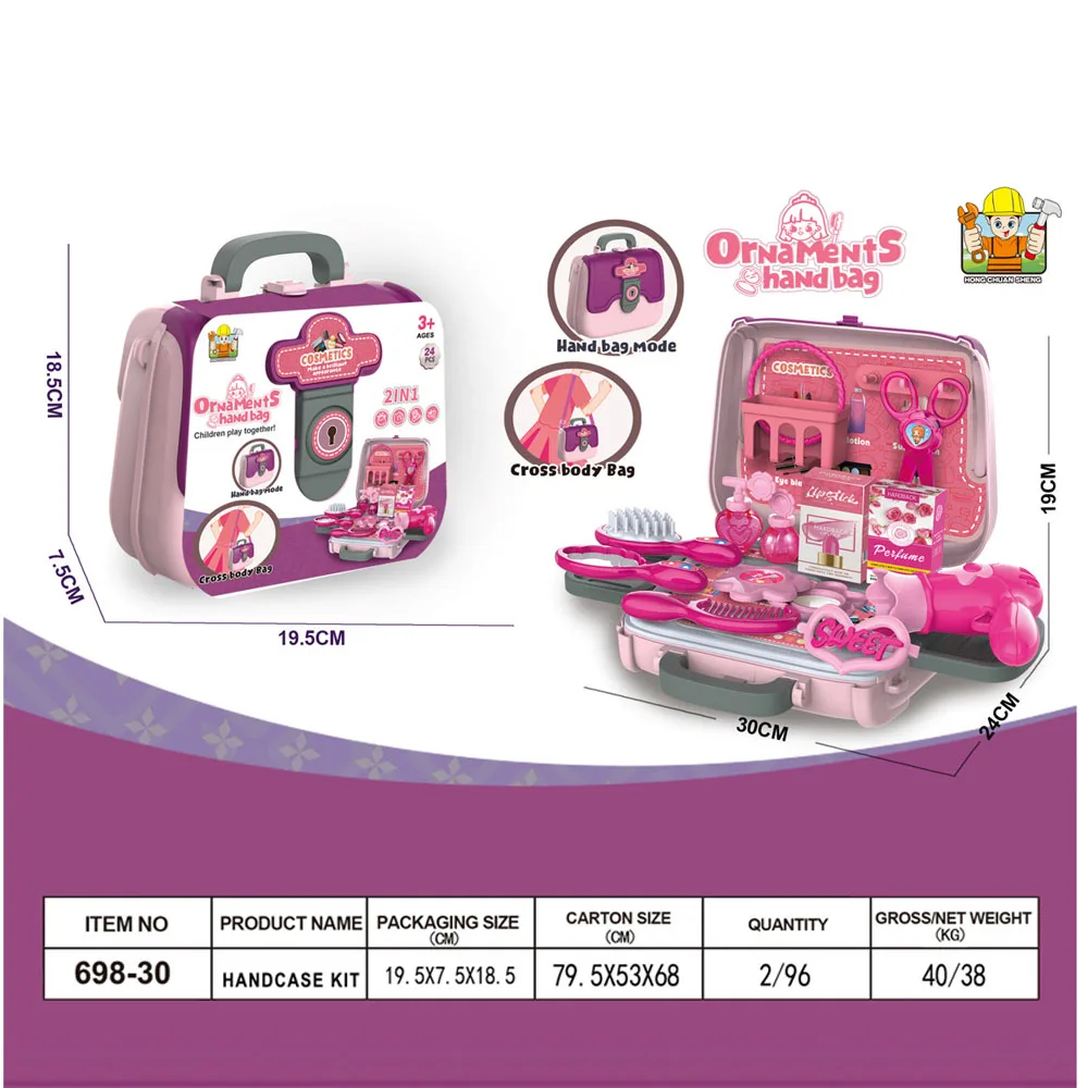24PCS Beauty Salon Set Toys for Girl