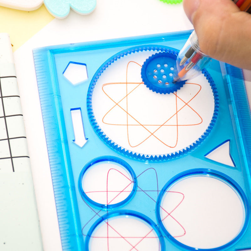 Geometry Spirograph Drawing Stencils Set
