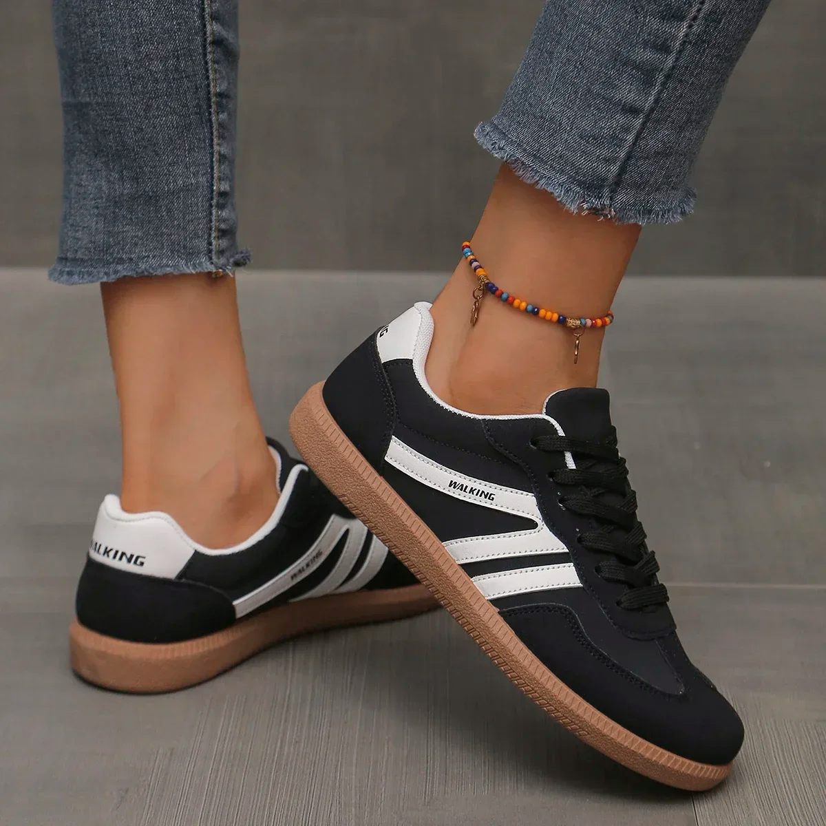 Women Sneakers 2025 Spring New Luxury Flat