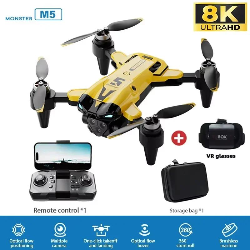 2025 NEW M5 Drone 8K GPS Professional HD Aerial
