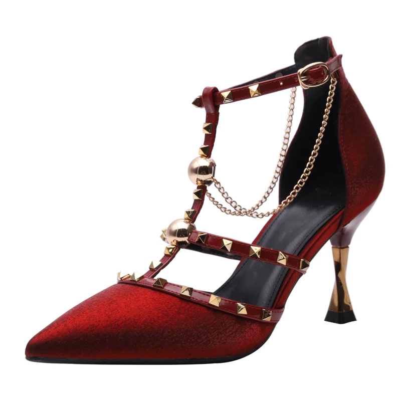 Spring summer new black high heels