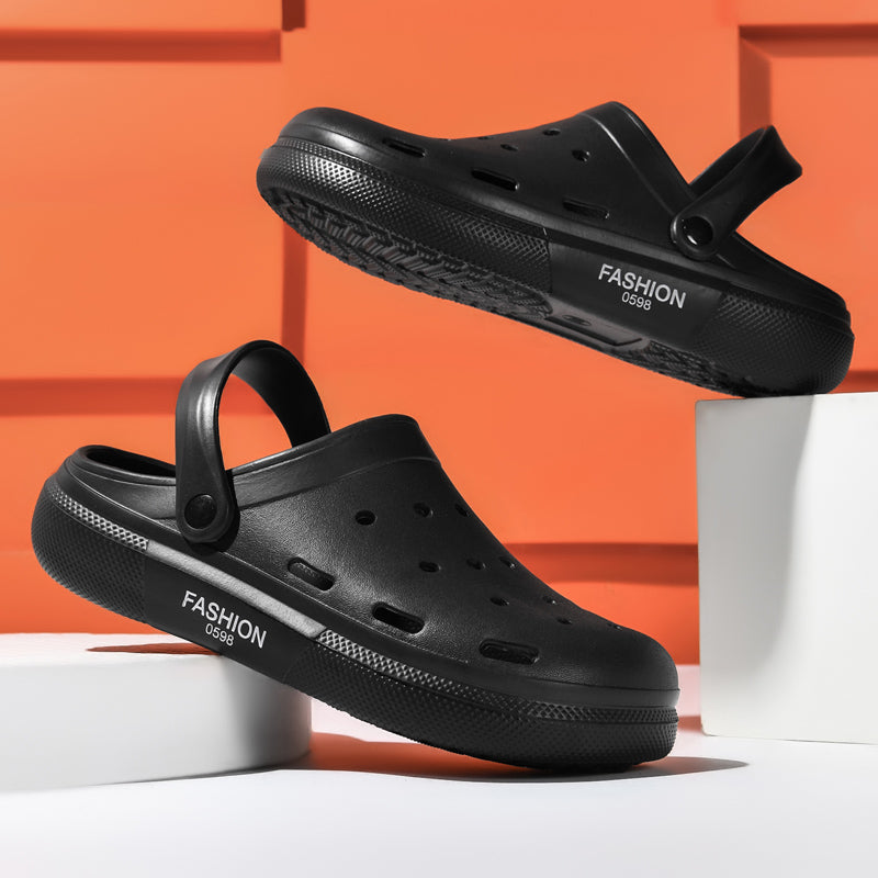 Cave shoes men's shoes outdoor sports sandals two-wear half slippers