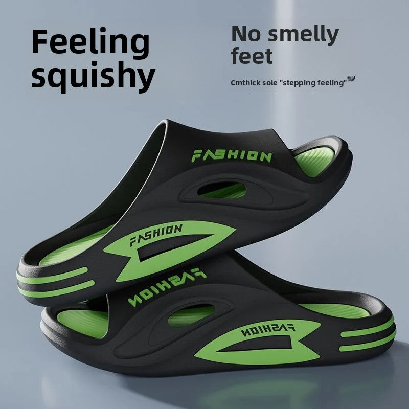 Men's Summer Outdoor Sports Anti-slip Wear-resistant Beach Two-use Cool Slippers