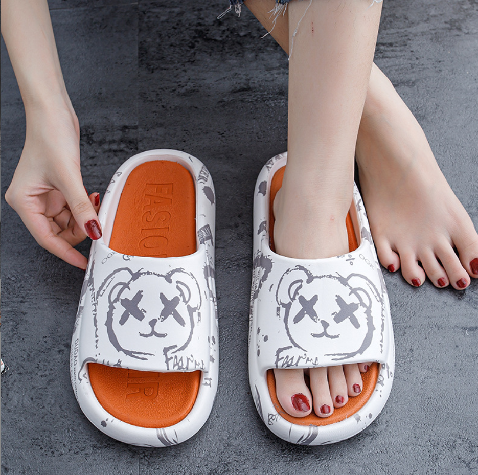 1pc Summer PVC High Quality Anti Slip Slides Color