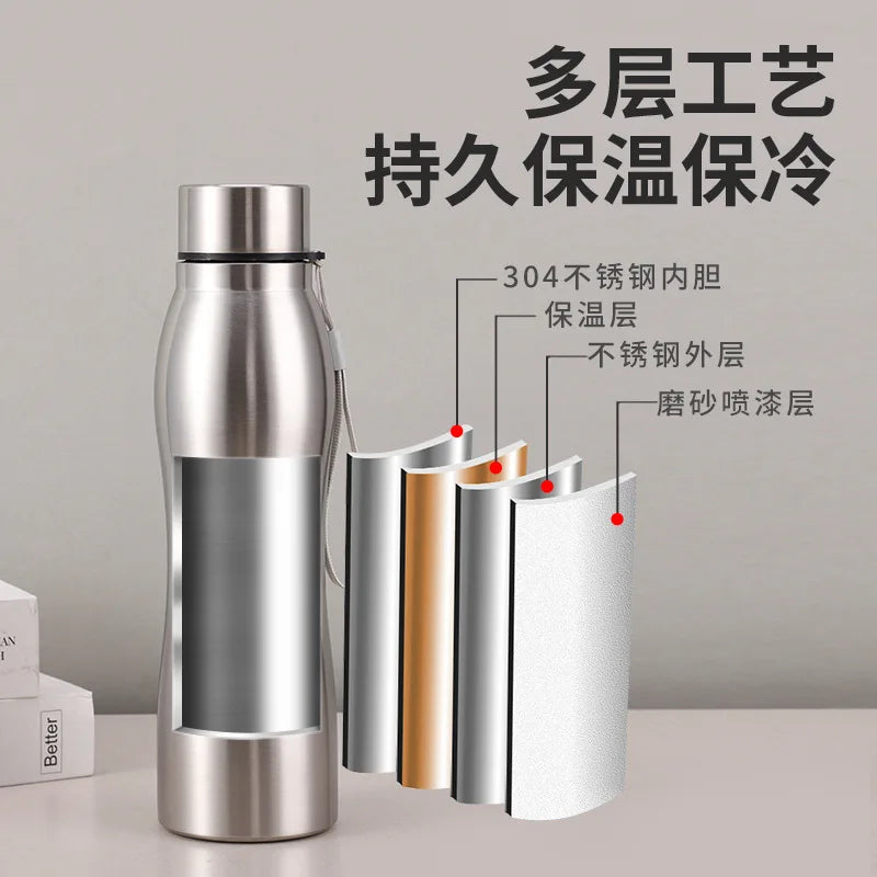 High Quality 1000ml Stainless Steel Sport Water Bottle