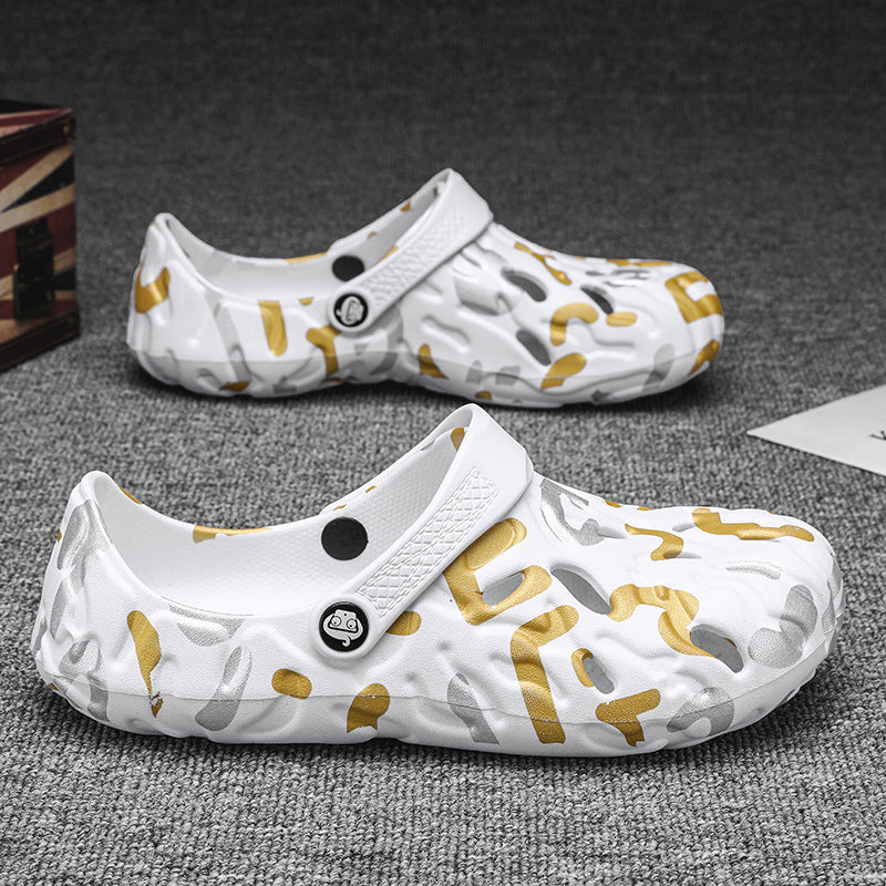 Summer New Men's Sandals EVA Lightweight Beach Outdoor Slippers