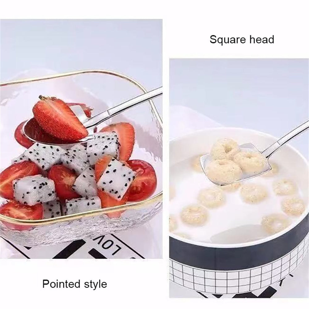 4Pcs/Set New Shovel Spoons Stainless Steel