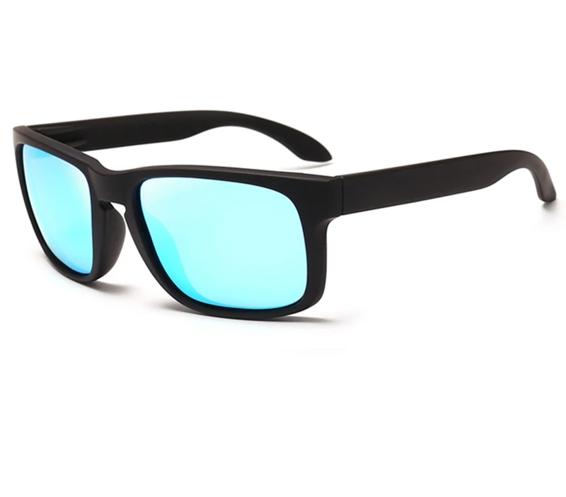 Classic Fashion Square Polarized Sunglasses Men Vintage Plastic Male