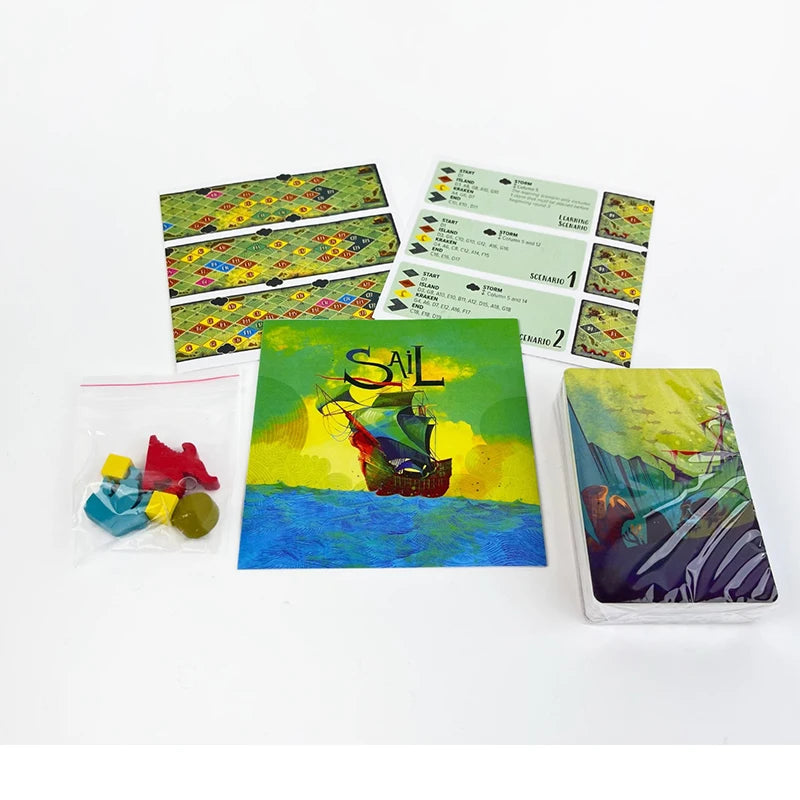 SAIL Board Game English Version with German Style Cards