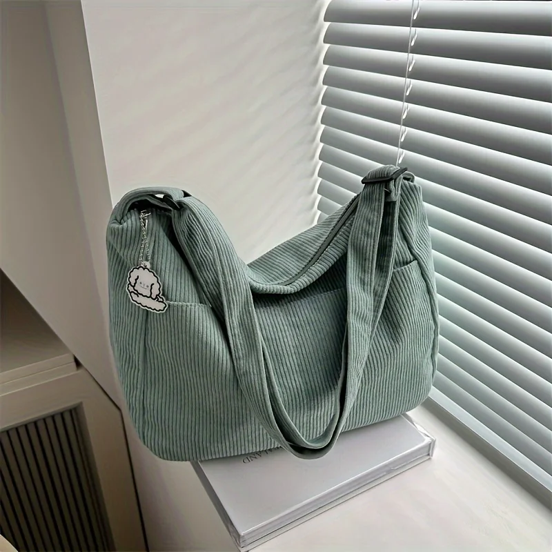 Women’s Corduroy Shoulder Bag
