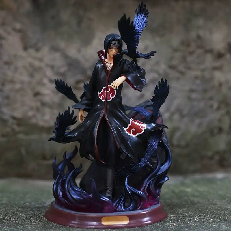 28cm Popular Naruto Anime Model Uchiha Itachi Statue Toy