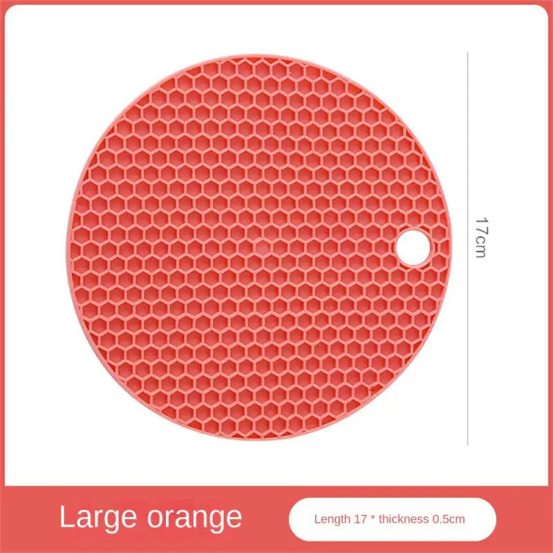 Kitchen Silicone Tableware Mat Round Non Slip