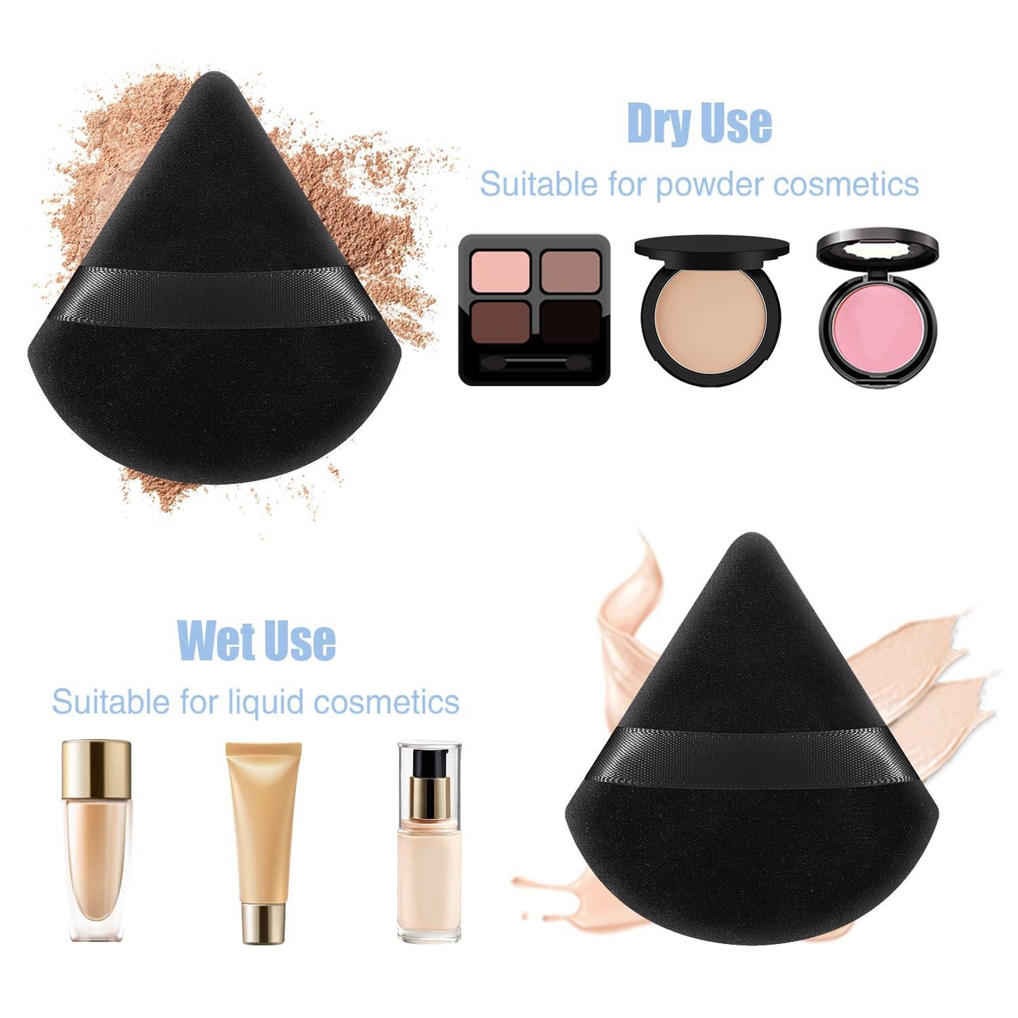 Powder Puff Face Makeup Sponge Cosmetics