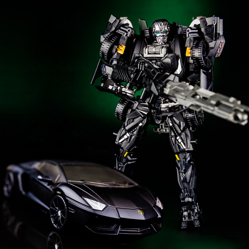 Transformation Robot Toy 4 Dark Lockdown Robot Car Figures