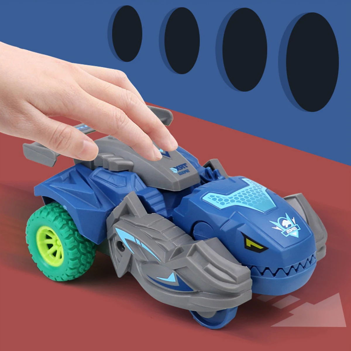 Dinosaur Car Deformation Car Toys Inertial Sliding