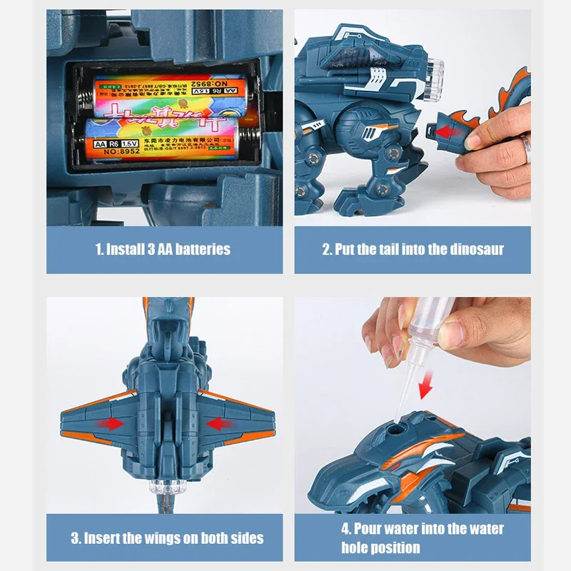 Spray Mechanical Dinosaurs Animal Model
