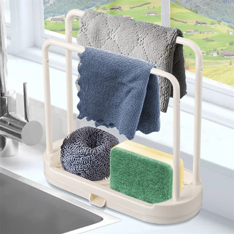 1PCS Detachable Kitchen Dishcloth Holder Rag Hanger