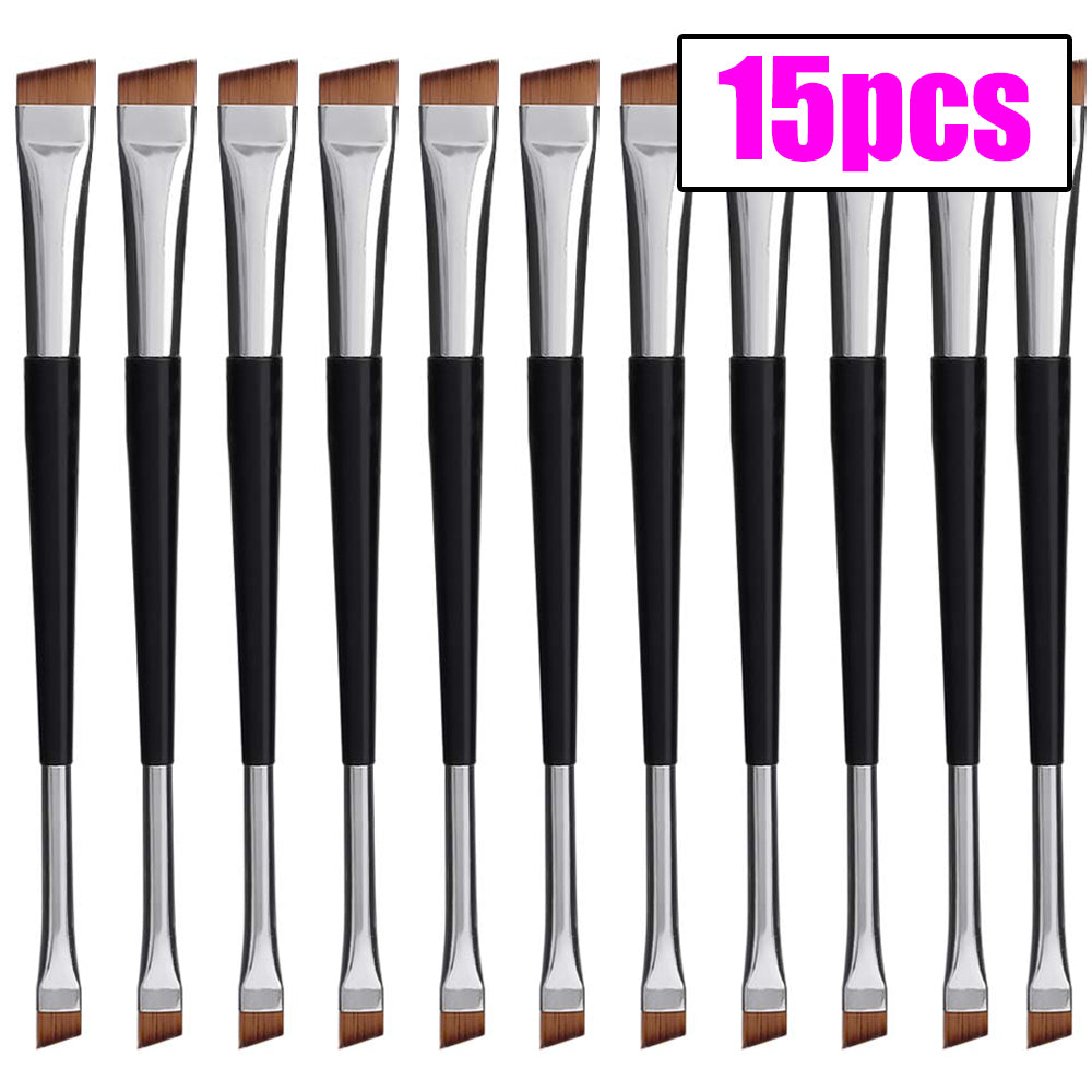Professional Eyebrow Brush Eyeliner Angled Flat Head Blade Eye Liner