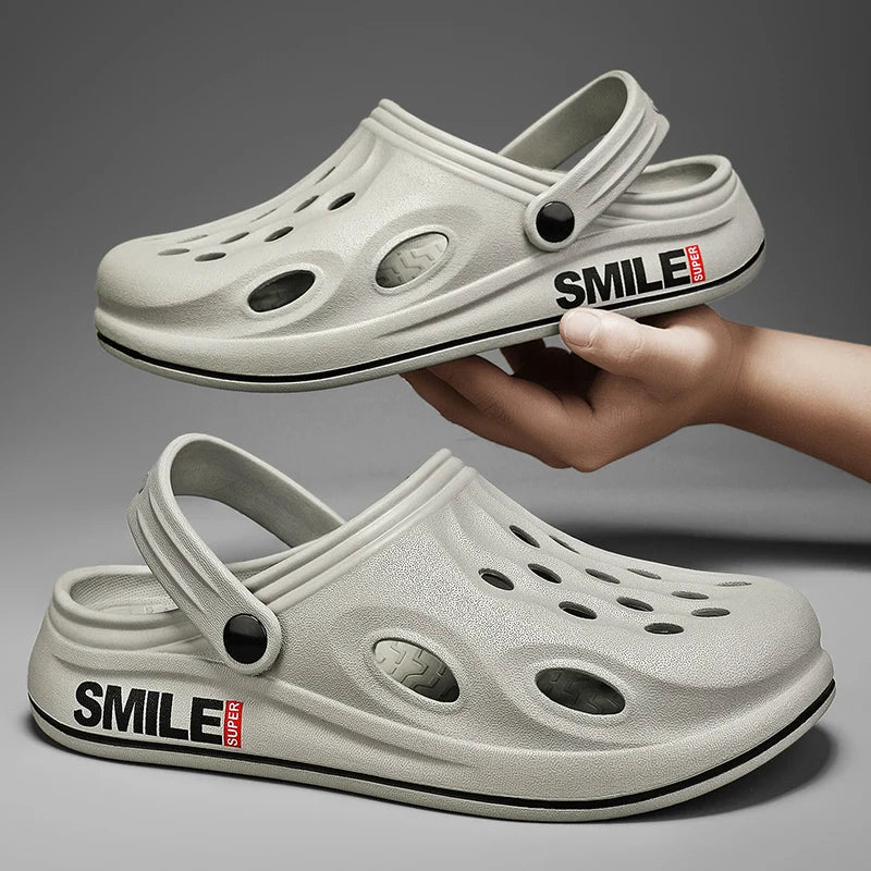 Men Trend Clogs Sandals Slippers Fashion Men's Summer