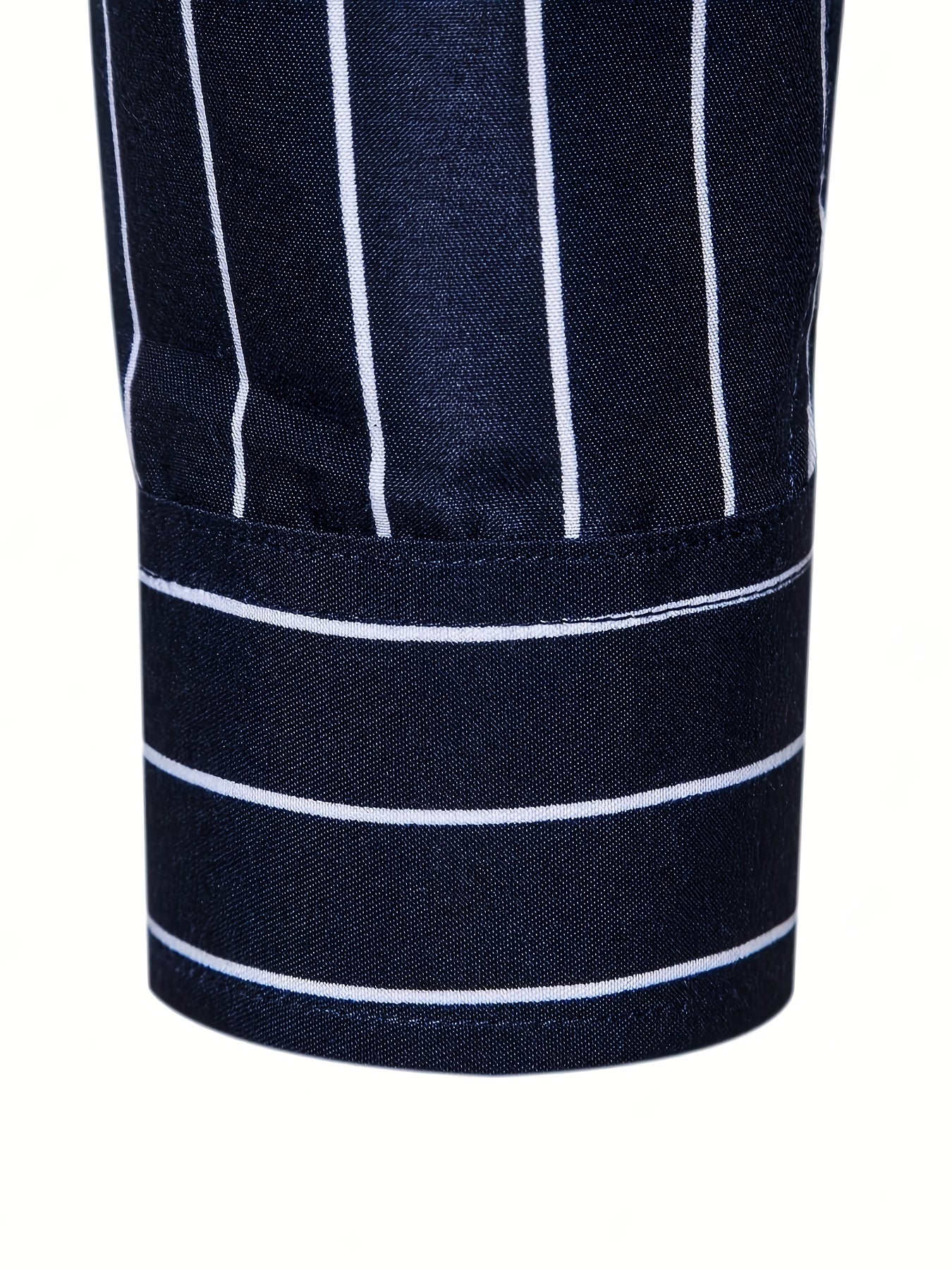 Men's Casual Shirt Fashion StrIped Long Sleeve Male Business Dress Shirt