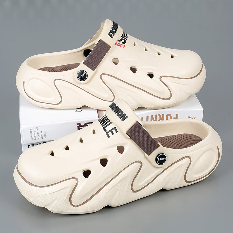 Men Sandals Slippers Outdoor Beach Comfortable Soft Clogs Design Mens