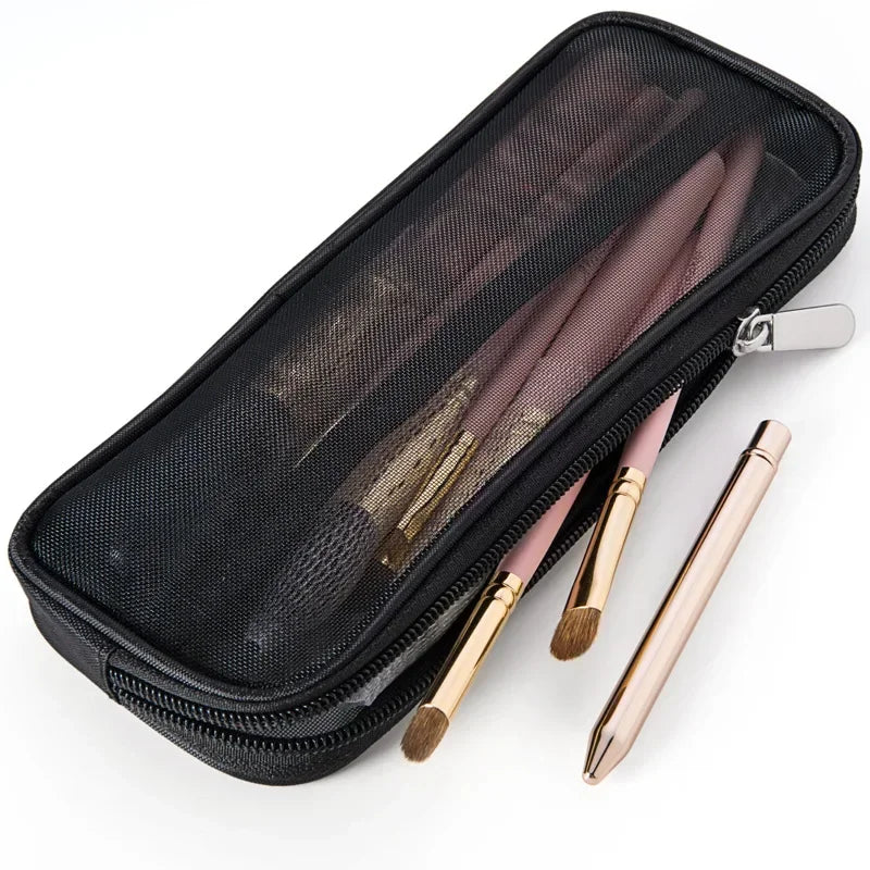 Makeup Brush Travel Case Cosmetic Toiletry Bag Organizer for Men Women Beauty Tools