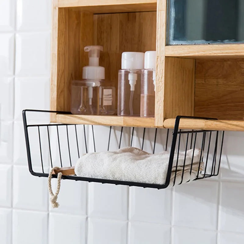 Multi Functional Perforated Kitchen Bathroom Storage Hanging