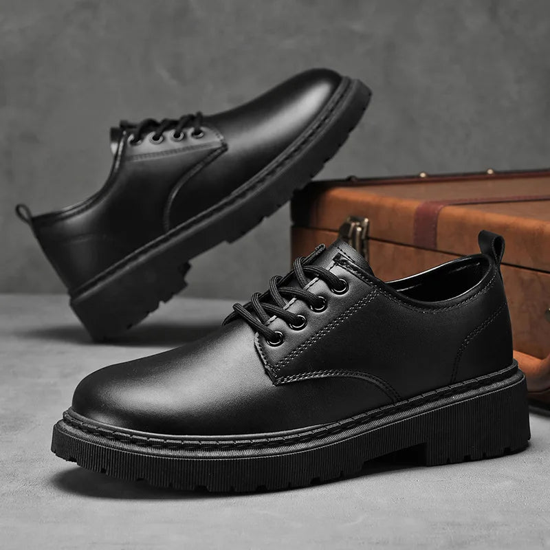 Men's Business Casual Shoes Summer Work Wedding Fashion Black