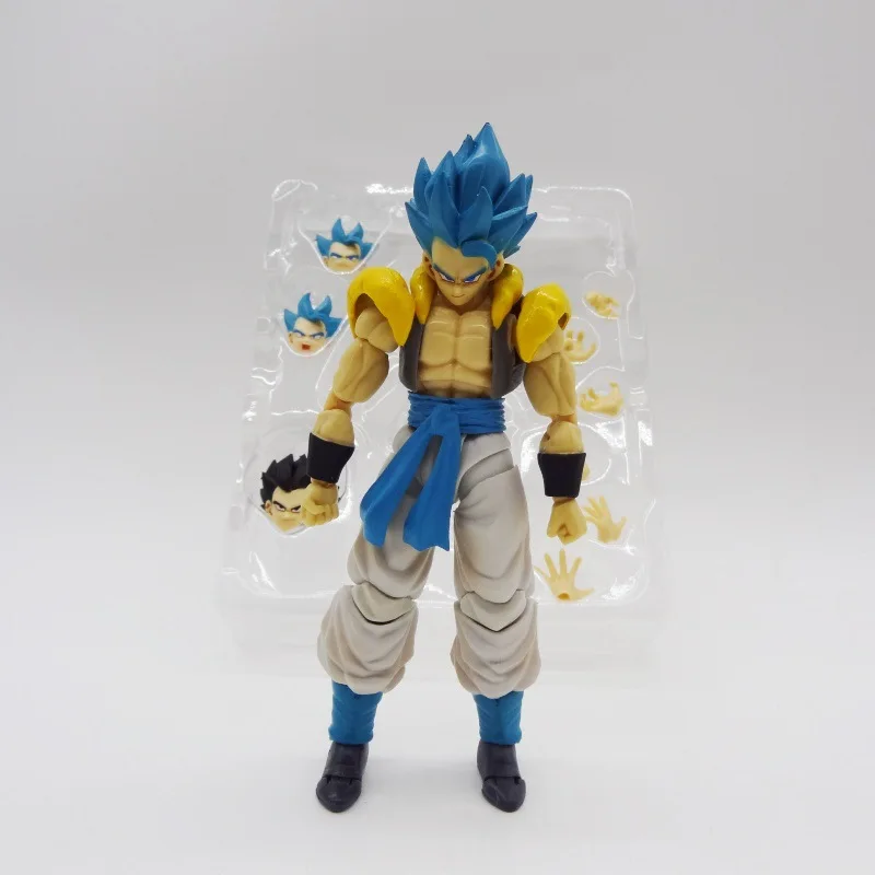 15cm Shf Dragon Ball Gogeta Super Saiyan Blue Anime Action Figure
