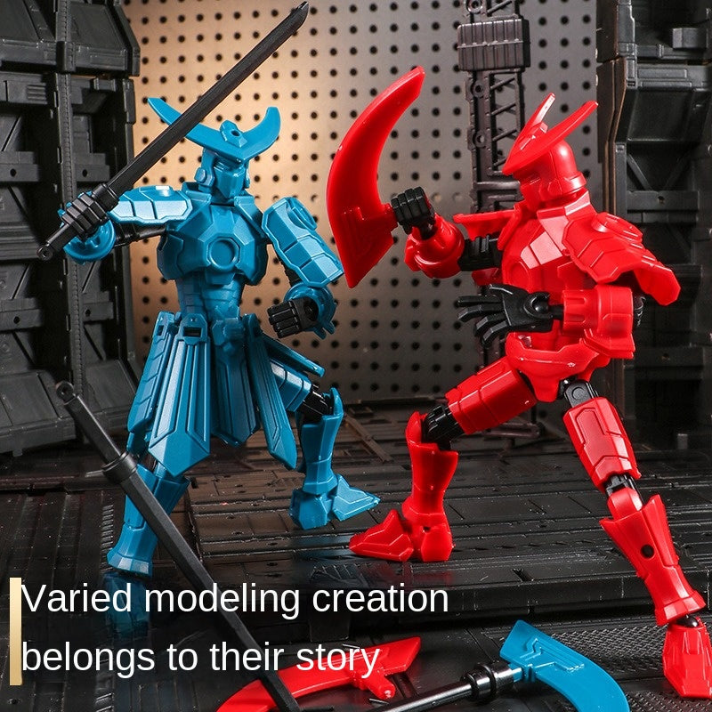 Mozi mecha lucky doll, robot deformation, 3D printed mannequin