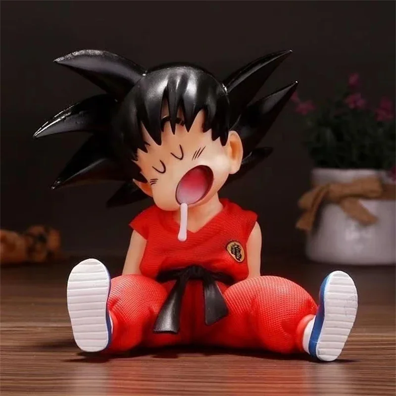 10cm Dragon Ball Anime Figure Son Goku Super Saiyan Q
