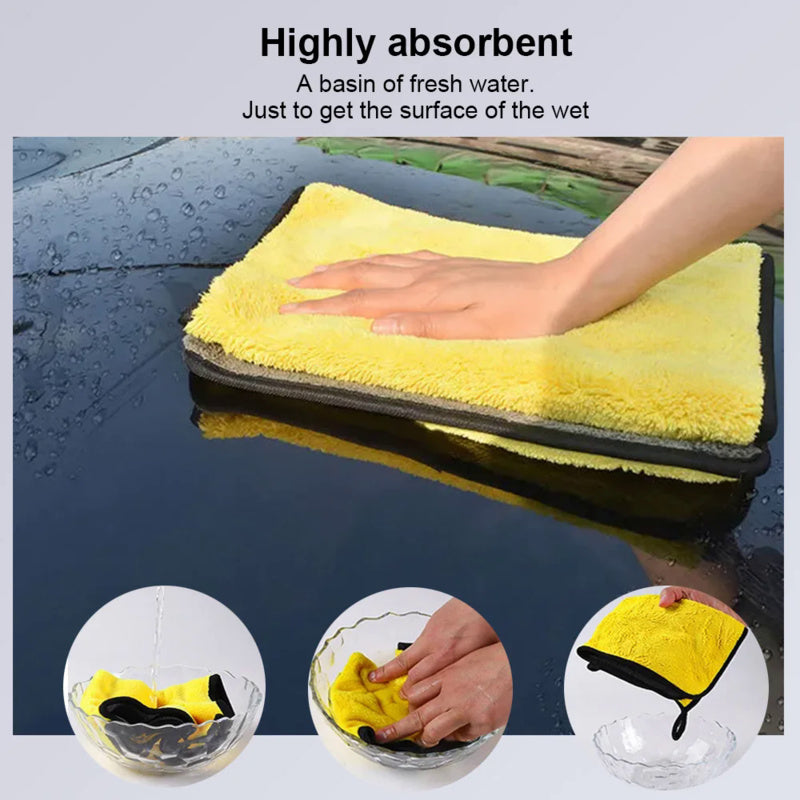 Car Wash Towels Cleaning Cloth Absorbent Dry