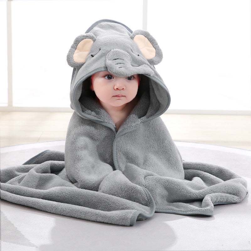 Cartoon Animal Baby Bath Towels Soft