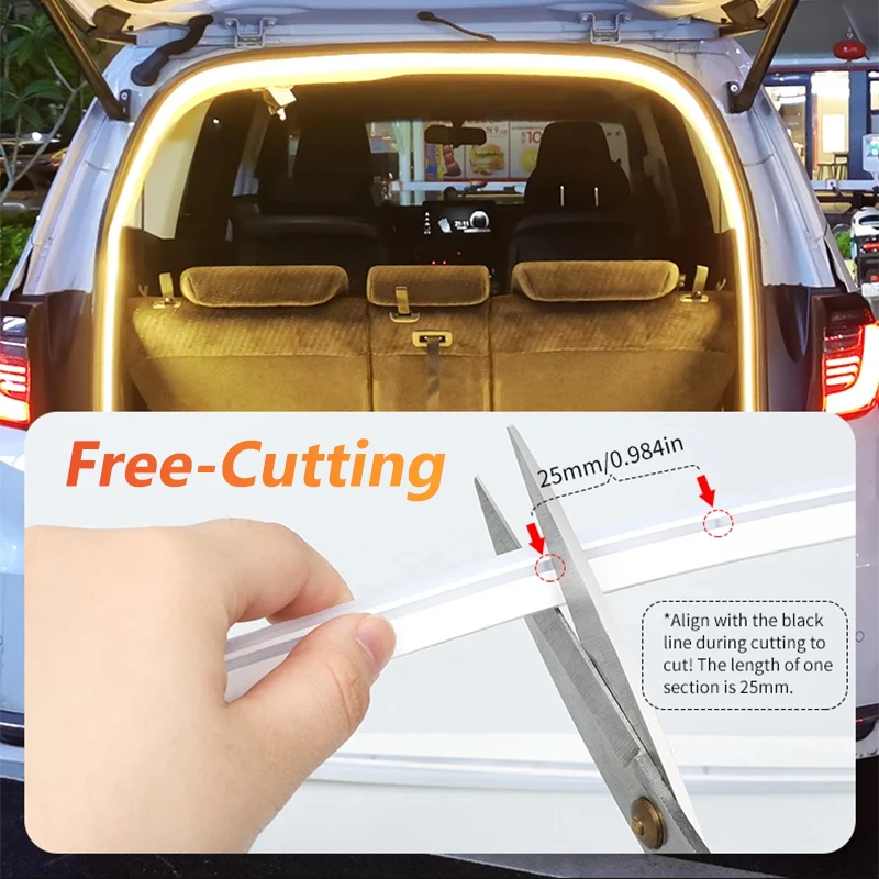 Car Trunk Dynamic Flowing Light Strip 400cm