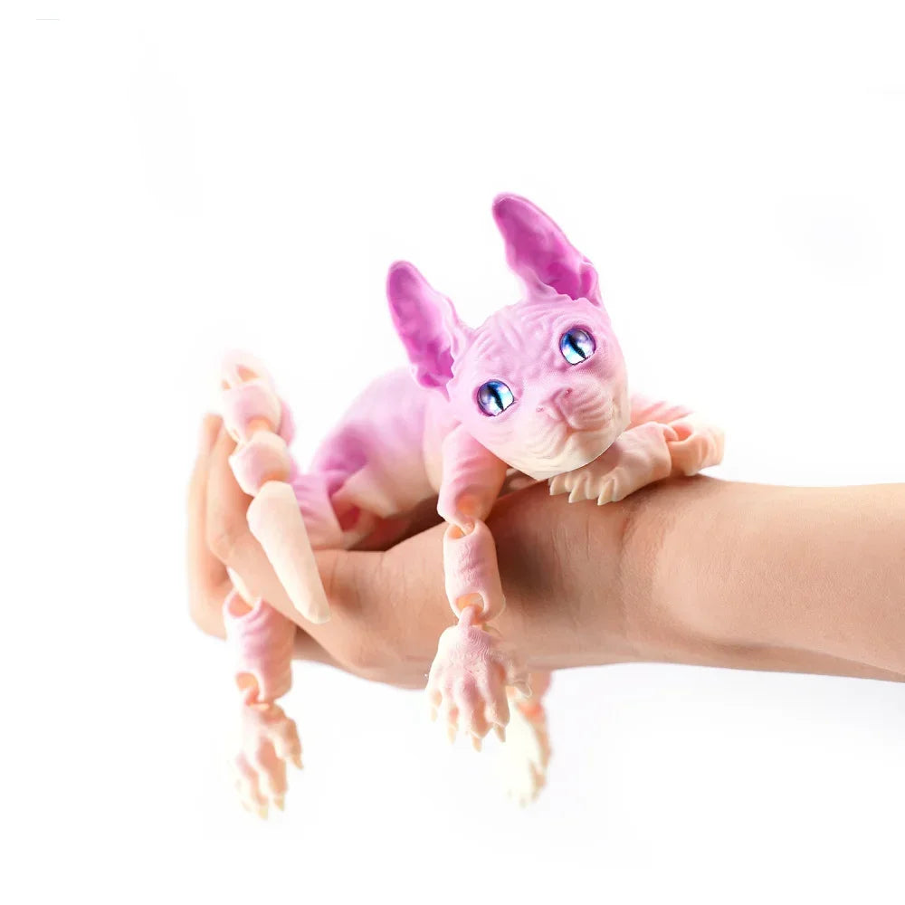 3D Printed Sphynx Cat Animals Decor