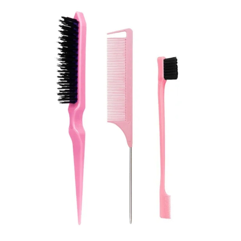 3pcs Hair Styling Comb Set Teasing Hair Brush