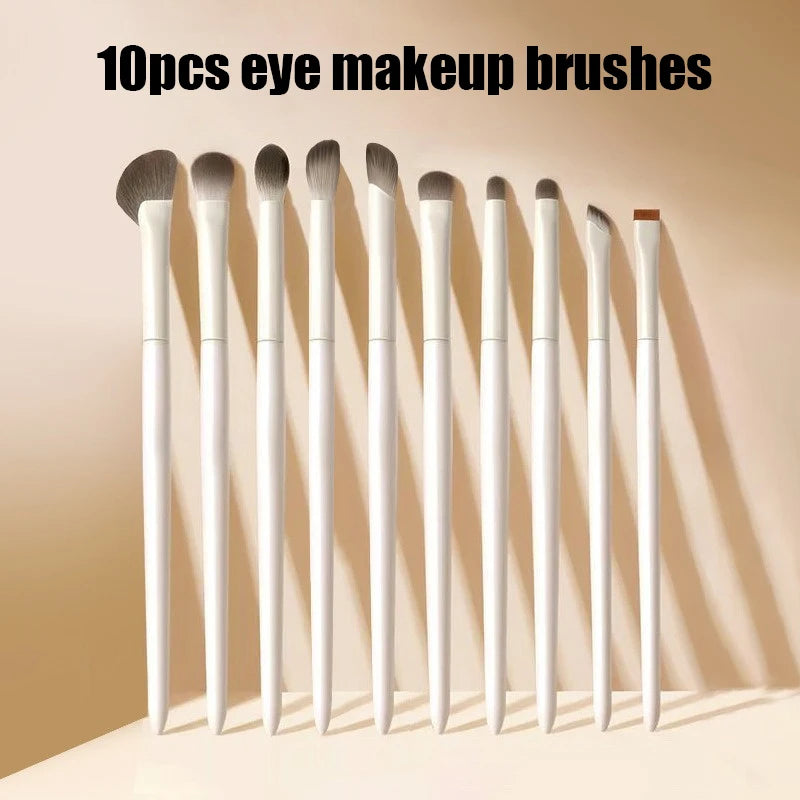 5/6/8/10pcs Natural Eye Makeup Brushes Set Detail Eyeshadow Brush