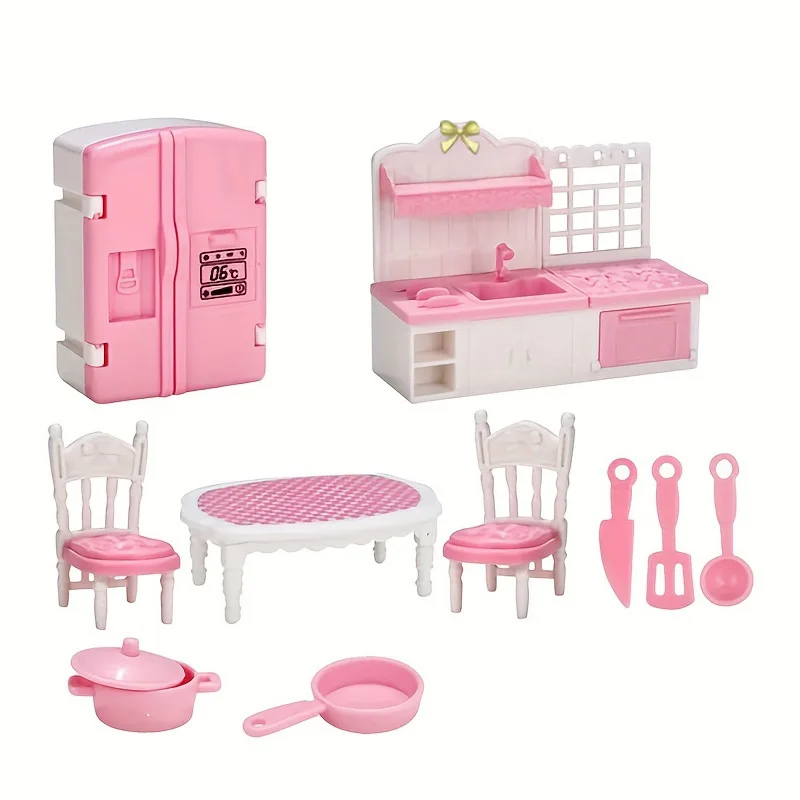 1:12 Miniature Home Furniture Set, Doll Accessories