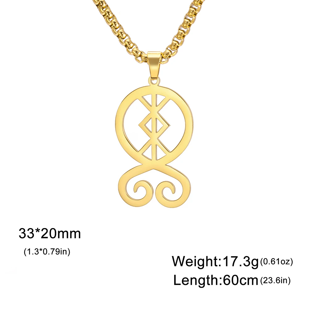 Rune of Protection Troll Cross Necklace