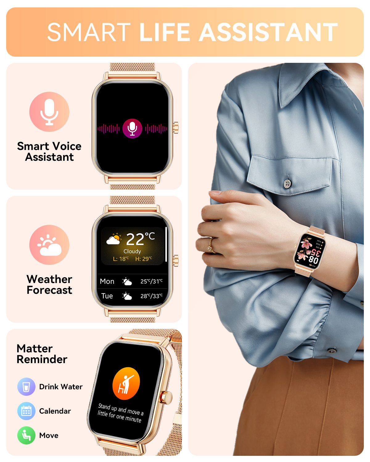 2025 Smartwatch, 1.85 High-Definition Large Screen, Men'S Ip68