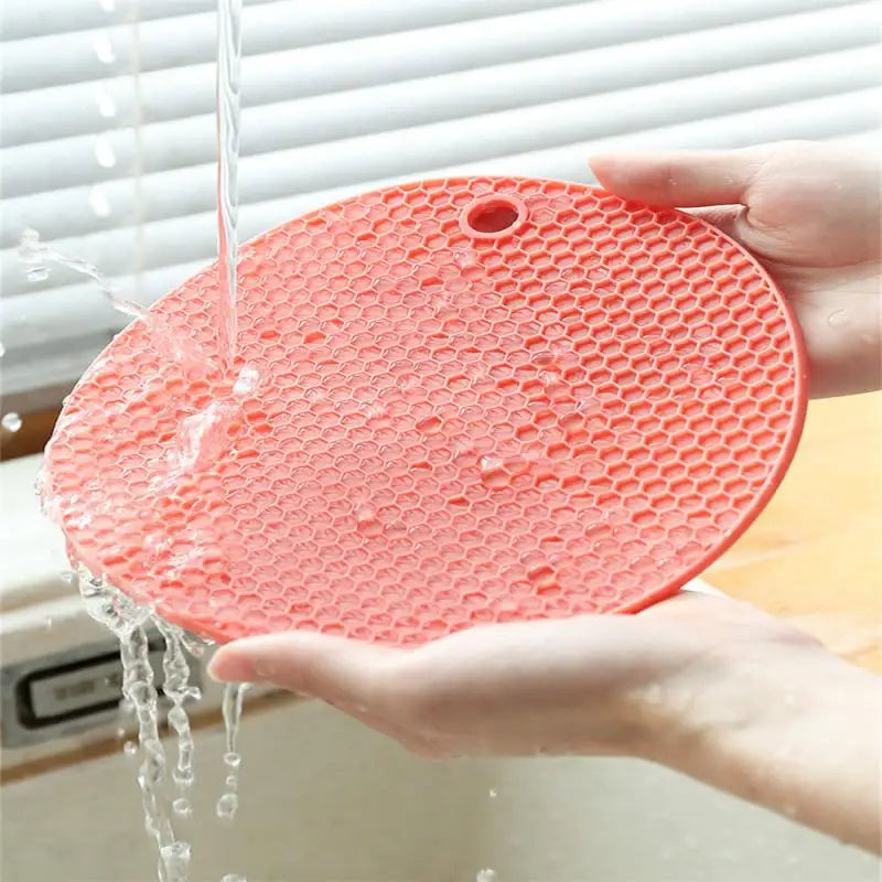 Kitchen Silicone Tableware Mat Round Non Slip