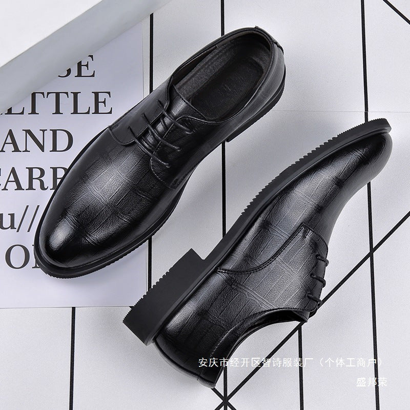 Black Formal Work Shoes Men's Wedding Groomsmen