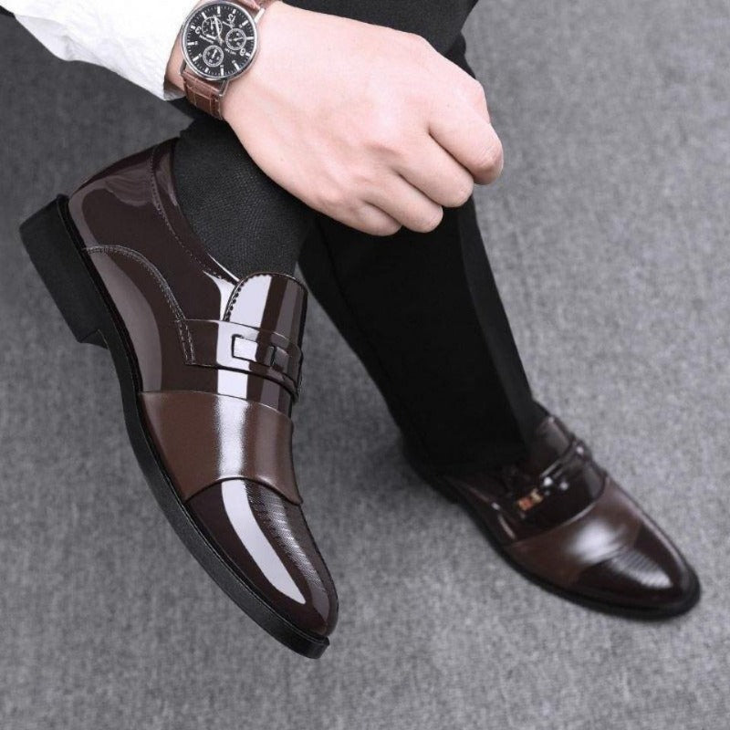 Fashionable and Versatile Men Formal Leather Shoes Business Casual