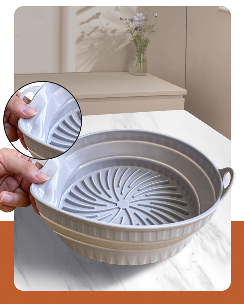 Foldable Air Fryer Silicone Liners Reusable Silicone Air Fryer